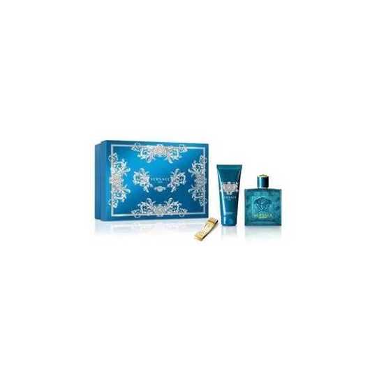 Versace Eros Kit Eau de Toilette + Shower Gel + Money Clip